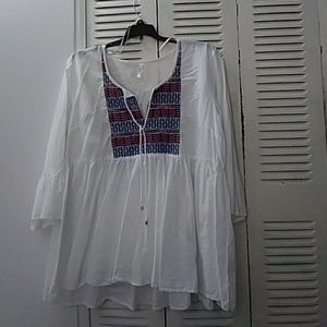 White blouse made in india